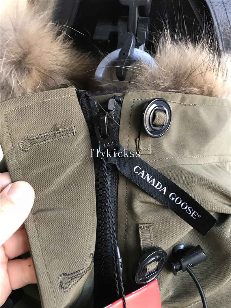 Nobis Canada Goose Dark Green Coat Girl